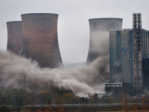 Supporting image for story: Going, going, gone: Latest demolition takes place at Rugeley Power Station
