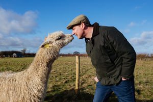 A new cafe and car park will launch at the farm this April. Photo: Jamie Ricketts