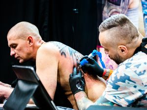 Supporting image for story: Creating a buzz at Telford Tattoo Freeze - with pictures