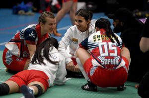 Players on the England women's team