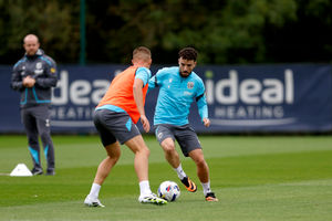 Mikey Johnston on the ball (Photo by Adam Fradgley/West Bromwich Albion FC via Getty Images)