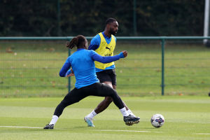 Semi Ajayi in possession (Photo by Adam Fradgley/West Bromwich Albion FC via Getty Images).