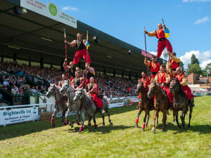 Ukrainian Cossacks headline at Royal Welsh Show with breath-taking display