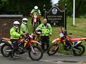 Supporting image for story: Off-road police officers help deter anti-social riders in Stourbridge in day of action