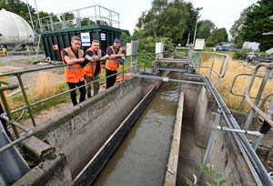 Business lead Andy Bradford, Senior Technician Jon-Paul Brown, and Operational Technician Matthew Sadler