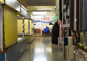 Inside the market hall