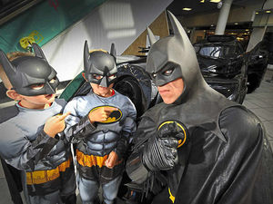 Supporting image for story: WATCH: Batman draws in crowds at Walsall