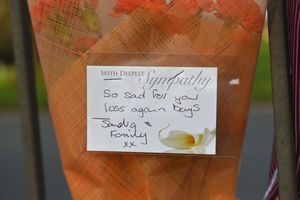 Tributes left for cyclist who died in a collision with a car near Brownhills on the Chester Road North Island