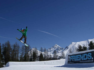 Supporting image for story: Shropshire snowboarder Gabriel Adams wins first international competition of the season