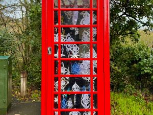 Supporting image for story: Let it snow! Jackfield phone box gets a new lease of life