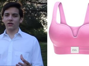 Supporting image for story: Mexican teen designs bra that can detect breast cancer after almost losing his mother to the disease