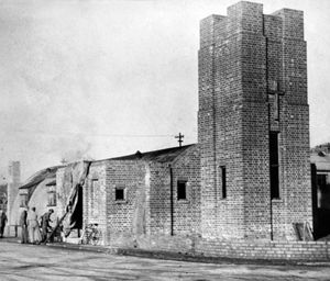 The church built by soldiers at an Army camp in the West Midlands. But where is – or was – this building?