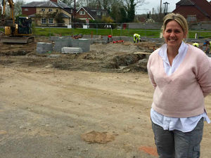 Supporting image for story: Landlady of 300-year-old Shropshire pub destroyed in blaze delighted as rebuild starts
