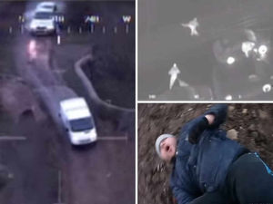 Supporting image for story: WATCH: Police dog takes down thieves after they steal van in Shropshire