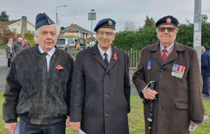 John Philips, Very Rev Geraint Hughes and David Parker. Pic by Lynda Price