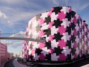 Supporting image for story: Selfridges to go pink and black with new artwork