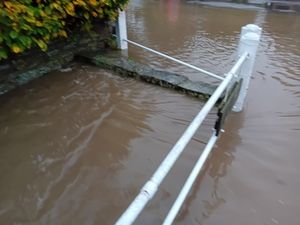 Lydbury North was badly flooded in October 2024. Picture: David Murray