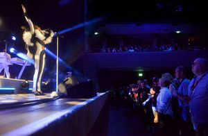 Beverley Knight on stage in Wolverhampton 