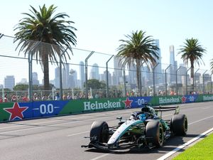 Supporting image for story: World title favourite George Russell finishes third in season’s opening practice