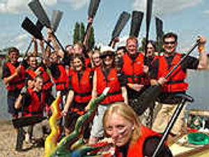 Supporting image for story: Dragon boat race is roaring success