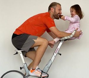 Mustafi and his chocolate ice-cream