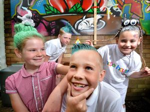 Supporting image for story: Hair raising fun for school pupils