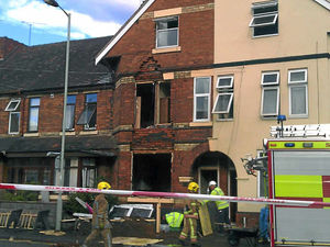 Supporting image for story: Blast kills dog as family flee Stafford home