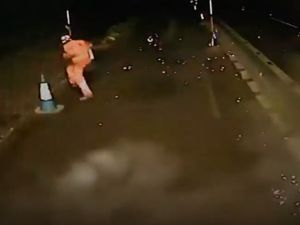 Supporting image for story: Firm fined £4.4 million after M6 workers twice struck overhead powerlines