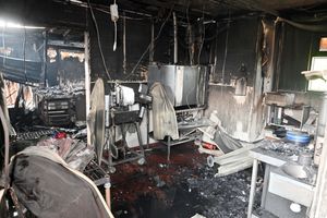 LAST COPYRIGHT NATIONAL WORLD STEVE LEATH 25/05/2025Pics of the scene of a fire at Wenlock Edge Farm Shop, between Much Wenlock and Church Stretton. This was the kitchen areas.