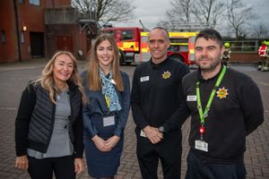 (L-R) Lisa Courtney, Darcy Schofield (DWH), Rob Barber and Adam Brunt