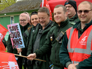 Supporting image for story: Action will carry on after region's ambulance and some hospital staff reject new NHS pay deal 