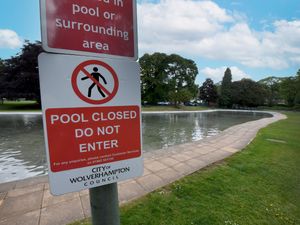 Tettenhall Pool is now full of water - but the public are advised to not enter as it is still undergoing water tests. 
