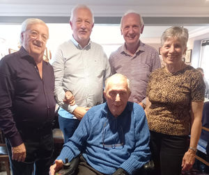 Graham reunites with colleagues from West Midlands County Council