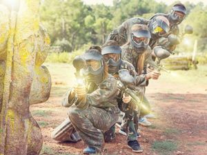 Supporting image for story: You can go paintballing all day for just £1 per person with this deal