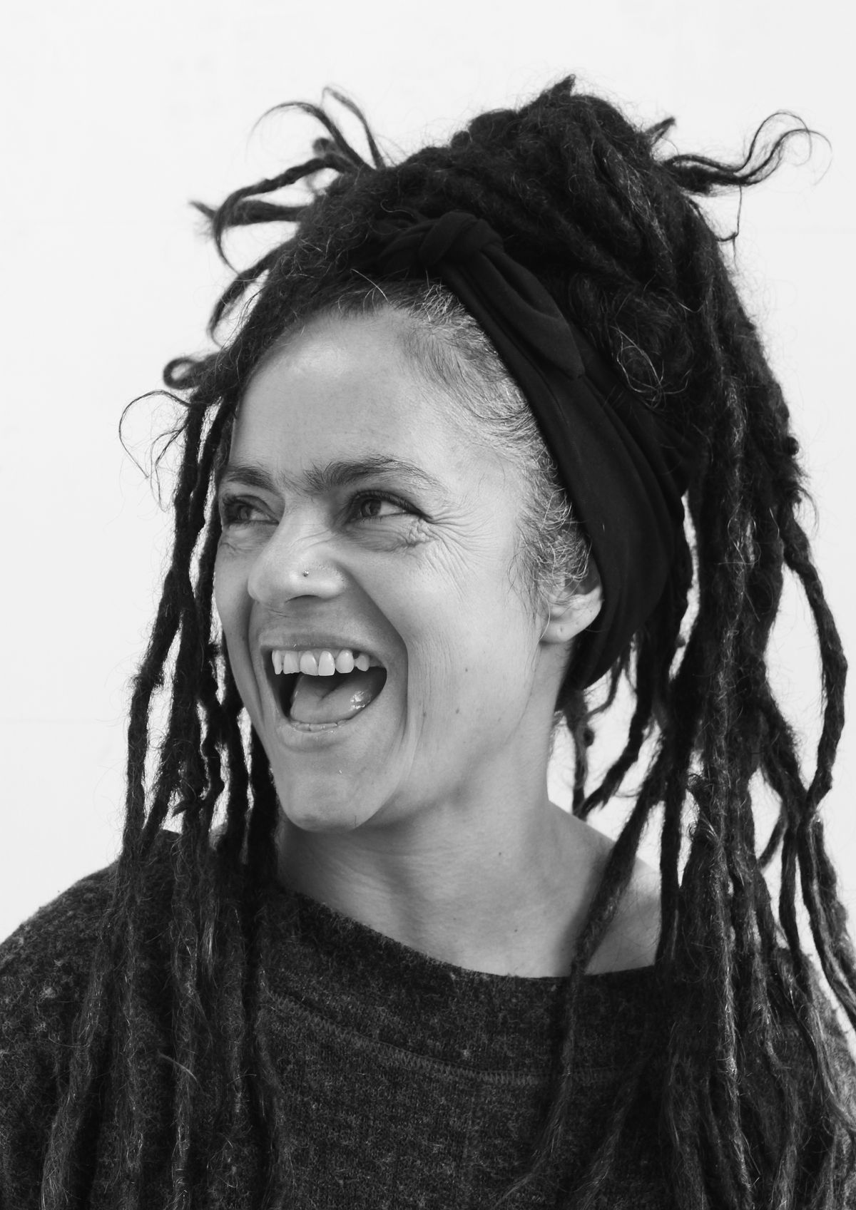 Community portraits made by young people are revealed in a major outdoor exhibition in Presteigne