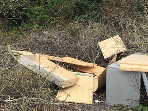 Supporting image for story: Staffordshire furniture fly-tippers caught on camera