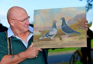 Steven Hole from Shifnal with a picture passed down through the family