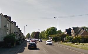 Homes located near the Rose Garden Banqueting Suite on Parkfield Road, Wolverhampton. Photo: Google