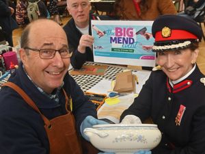 Supporting image for story: Watch: Clocks, hair straighteners and a vintage pinball machine among items repaired my menders at 'biggest ever' repair cafe in Shrewsbury