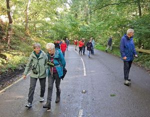 Local residents were invited to visit the site last Sunday before the road reopens to traffic. Picture: Shropshire Council
