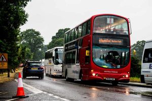There was traffic congestion on roads surrounding Weston Park
