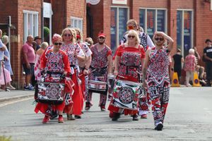 Hundreds attended Ellesmere Carnival to watch the parade. Pictures: Sue Austin