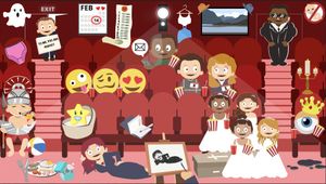 Can you spot all the romantic flicks in this picture?