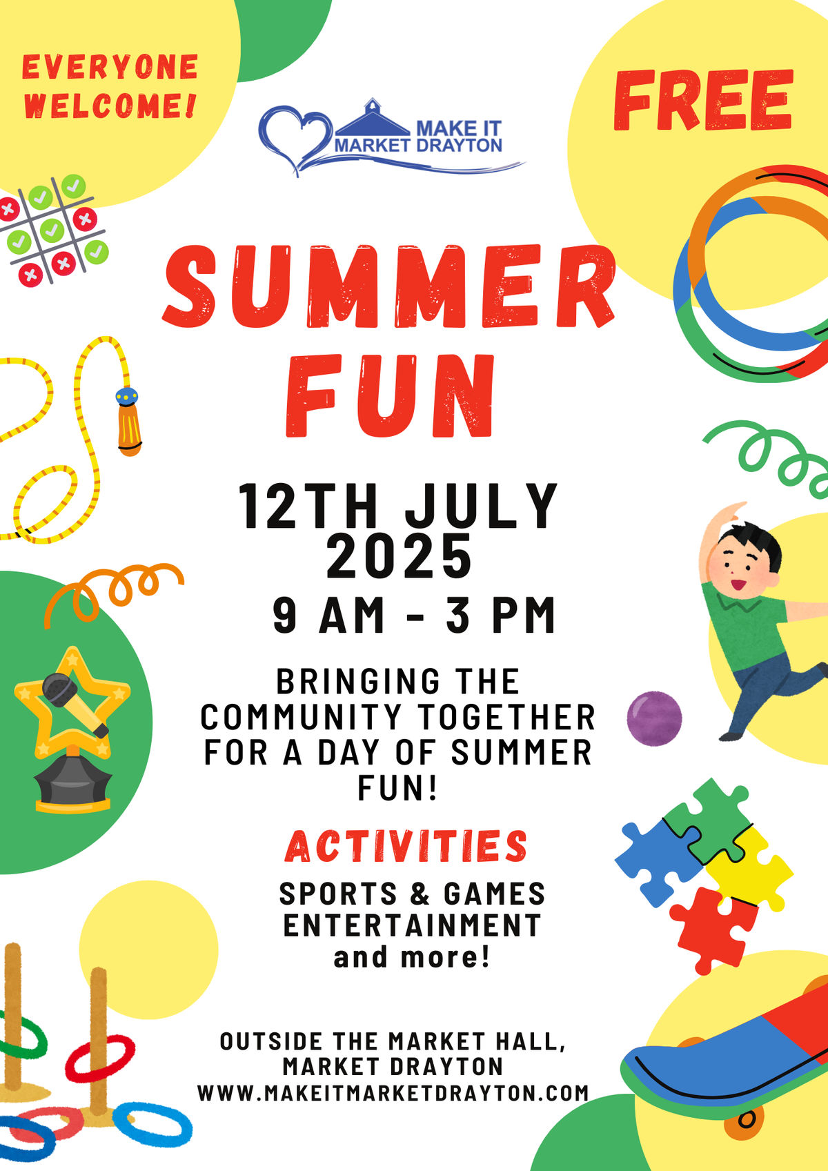 Summer Fun in Market Drayton - bringing the community together