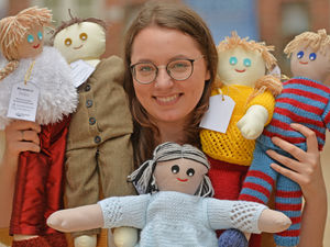 Supporting image for story: Quirky dolls giving support to people with dementia