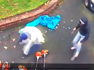 Supporting image for story: WATCH: Ten-second thieves steal tools just metres away from owners