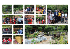 The Mayor of Harrow visits the Whitchurch Woodland Forest school