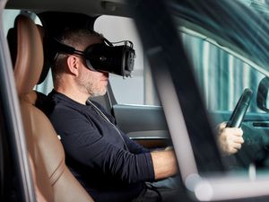 Supporting image for story: Volvo uses gaming technology to improve vehicle safety