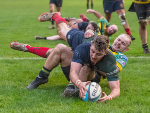 Another try for Lichfield's Oliver Green on Saturday (Picture: Jim Wall)