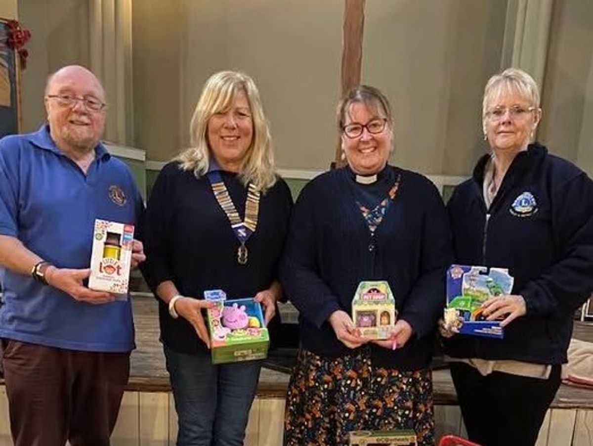 Lions support new toddler group at the Church of the Good Shepherd